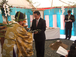 写真：地鎮祭